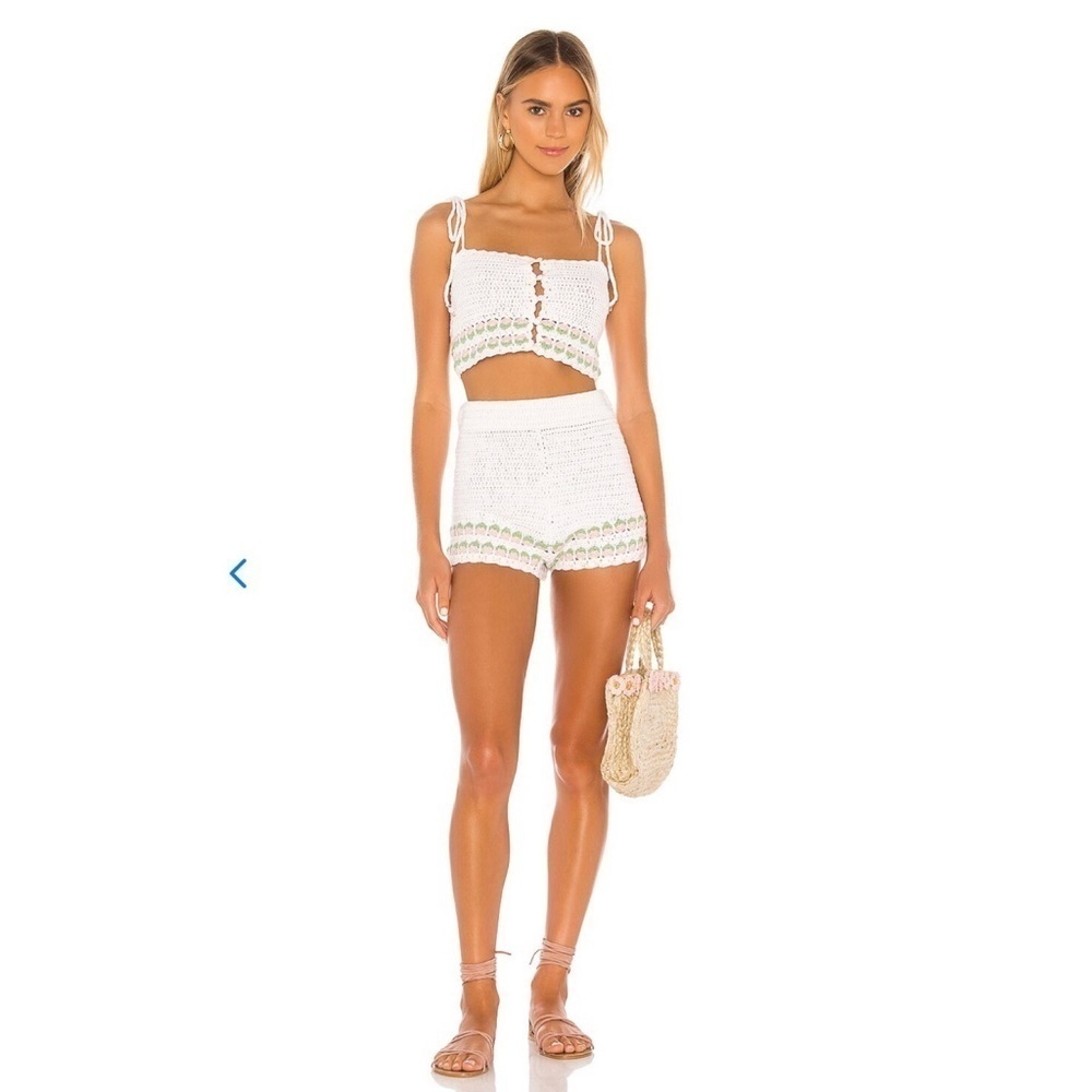 Lovers and Friends‎ Mes Amis Crochet Shorts Large